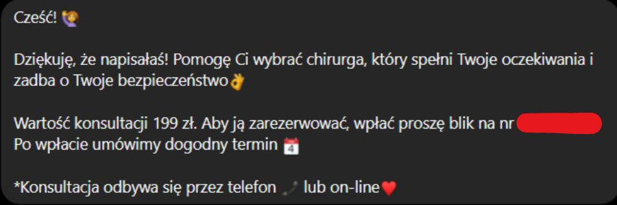 Zapłać Blikiem-powiem ci do kogo iść na operację plastyczną 1 Pseudoeksperci chirurgii plastycznej